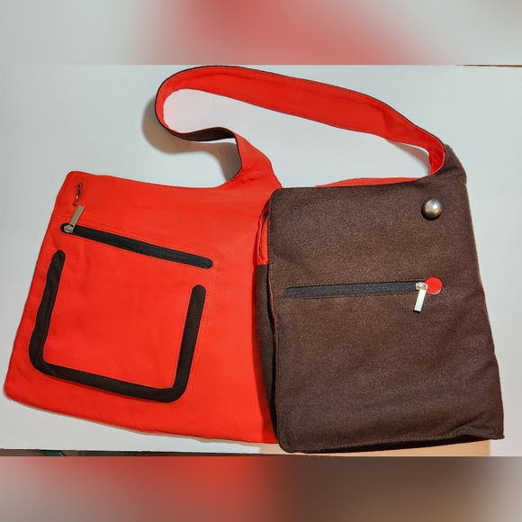 Spec A-Line Sling Bag For IPads Tablets Netbooks Brown & Red Pre-Owned - Picture 7 of 14